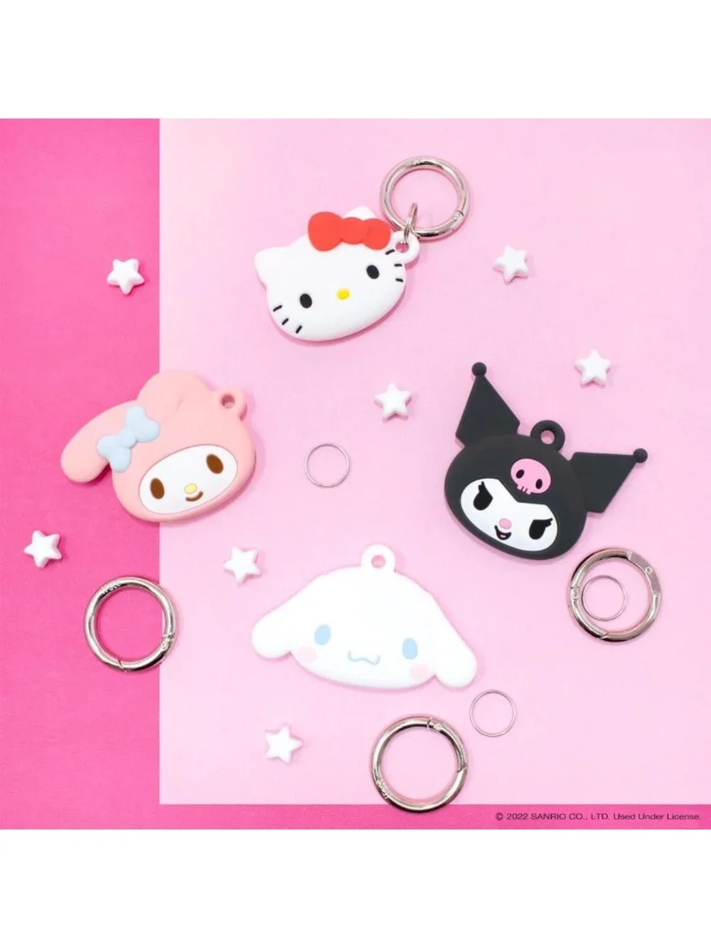 Cute Silicone Protective Cover for Apple AirTag - Cinnamoroll Character Case
